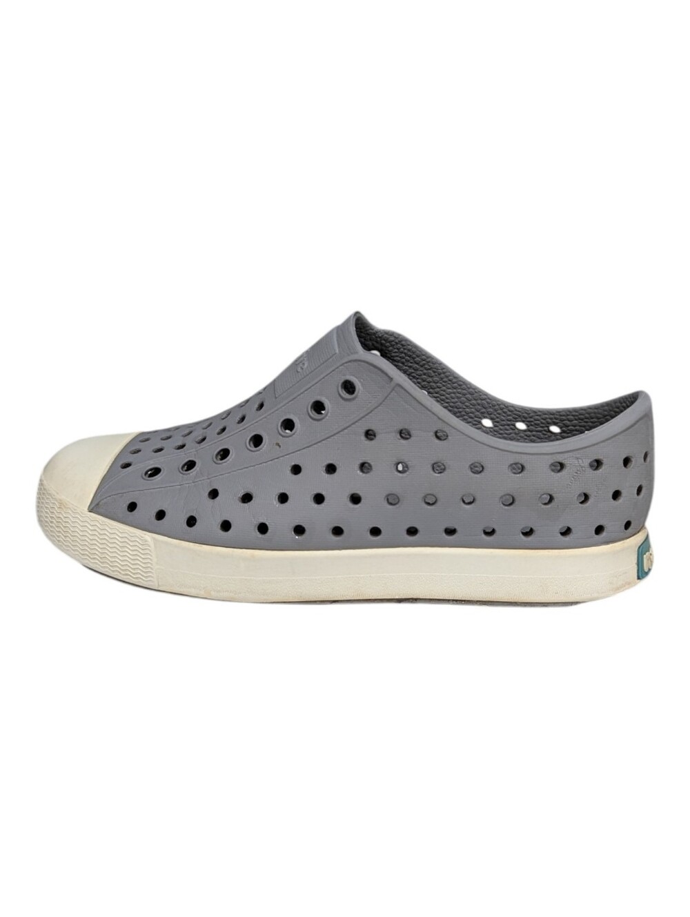 Native Kids Jefferson Slip On Shoes Sneaker Sandal Gray Boy Girl Size 12